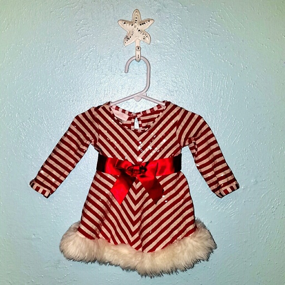 Bonnie Baby Other - 🚨SALE 🚨 Candy Cane 🎄Fur Faux Trim Ribbon 😍